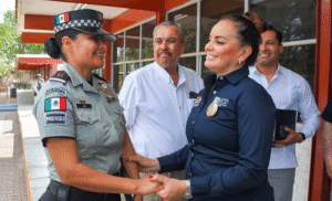 Encabeza Alcaldesa mesa de la construcción de la paz y seguridad en el CBTIS 4.